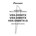 PIONEER VSXD908TXG Manual de Usuario