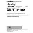 PIONEER DBRTF100 Manual de Servicio