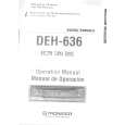 PIONEER DEH636 Manual de Usuario