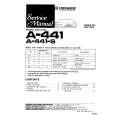 PIONEER A441S Manual de Servicio