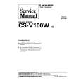 PIONEER CSV100W ES Manual de Servicio