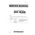 PIONEER SX636 Manual de Servicio