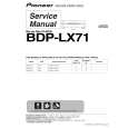 PIONEER BDP-LX71/TLXJ Manual de Servicio