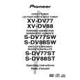 PIONEER XV-DV77 Manual de Usuario