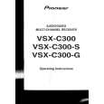 PIONEER VSXC300G Manual de Usuario
