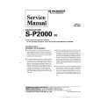 PIONEER SP2000 XE Manual de Servicio