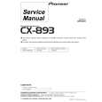 PIONEER CX893 Manual de Servicio