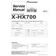 PIONEER XHX700 Manual de Servicio