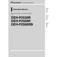 PIONEER DEH-P2500REW Manual de Servicio