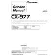 PIONEER CX-977 Manual de Servicio