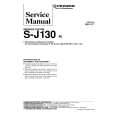 PIONEER SJ130 XE Manual de Servicio