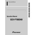 PIONEER GEX-P700DAB Manual de Usuario