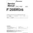 PIONEER F208RDS Manual de Servicio