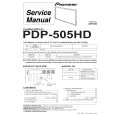 PIONEER PDP-505HD/KUC/1 Manual de Servicio