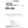 PIONEER MA990 Manual de Servicio