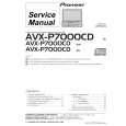 PIONEER AVXP7000CD II Manual de Servicio