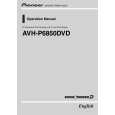 PIONEER AVHP6850DVD Manual de Usuario