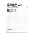 PIONEER SPEC-4 Manual de Usuario
