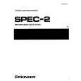 PIONEER SPEC-2 Manual de Usuario