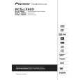 PIONEER SSP-LX60D (RCS-LX60D) Manual de Usuario