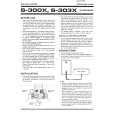 PIONEER S300X Manual de Usuario