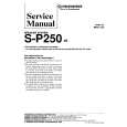 PIONEER SP250 XE Manual de Servicio