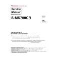 PIONEER S-MS700CR/XMC Manual de Servicio