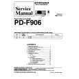 PIONEER PDF906 Manual de Servicio