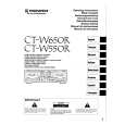 PIONEER CT-W550R Manual de Usuario