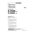 PIONEER SF505 XE Manual de Servicio