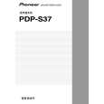 PIONEER PDP-S37/XTW/CN5 Manual de Usuario
