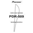 PIONEER PDR-509/KU/CA Manual de Usuario