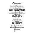 PIONEER XC-IS22VCD/ZBDXJ Manual de Usuario