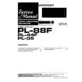 PIONEER PL05 Manual de Servicio