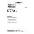 PIONEER SC705E Manual de Servicio