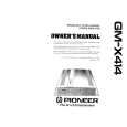 PIONEER GMX414 Manual de Usuario