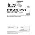 PIONEER CDXFM1259 Manual de Servicio