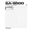 PIONEER SA8500 Manual de Usuario