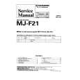 PIONEER MJF21 Manual de Servicio