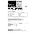 PIONEER DCZ73 Manual de Servicio