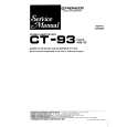 PIONEER CT-93 Manual de Servicio