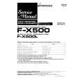 PIONEER FX500/L Manual de Servicio