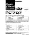 PIONEER PL707 Manual de Servicio