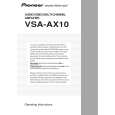 PIONEER VSA-AX10 Manual de Usuario