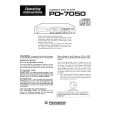 PIONEER PD7050 Manual de Usuario