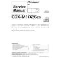 PIONEER CDXM1026zg Manual de Servicio