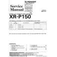 PIONEER XRP150 Manual de Servicio
