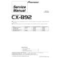 PIONEER CX892 Manual de Servicio