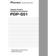 PIONEER PDP-S51/XZC/E5 Manual de Usuario