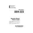 PIONEER DEH223 Manual de Usuario
